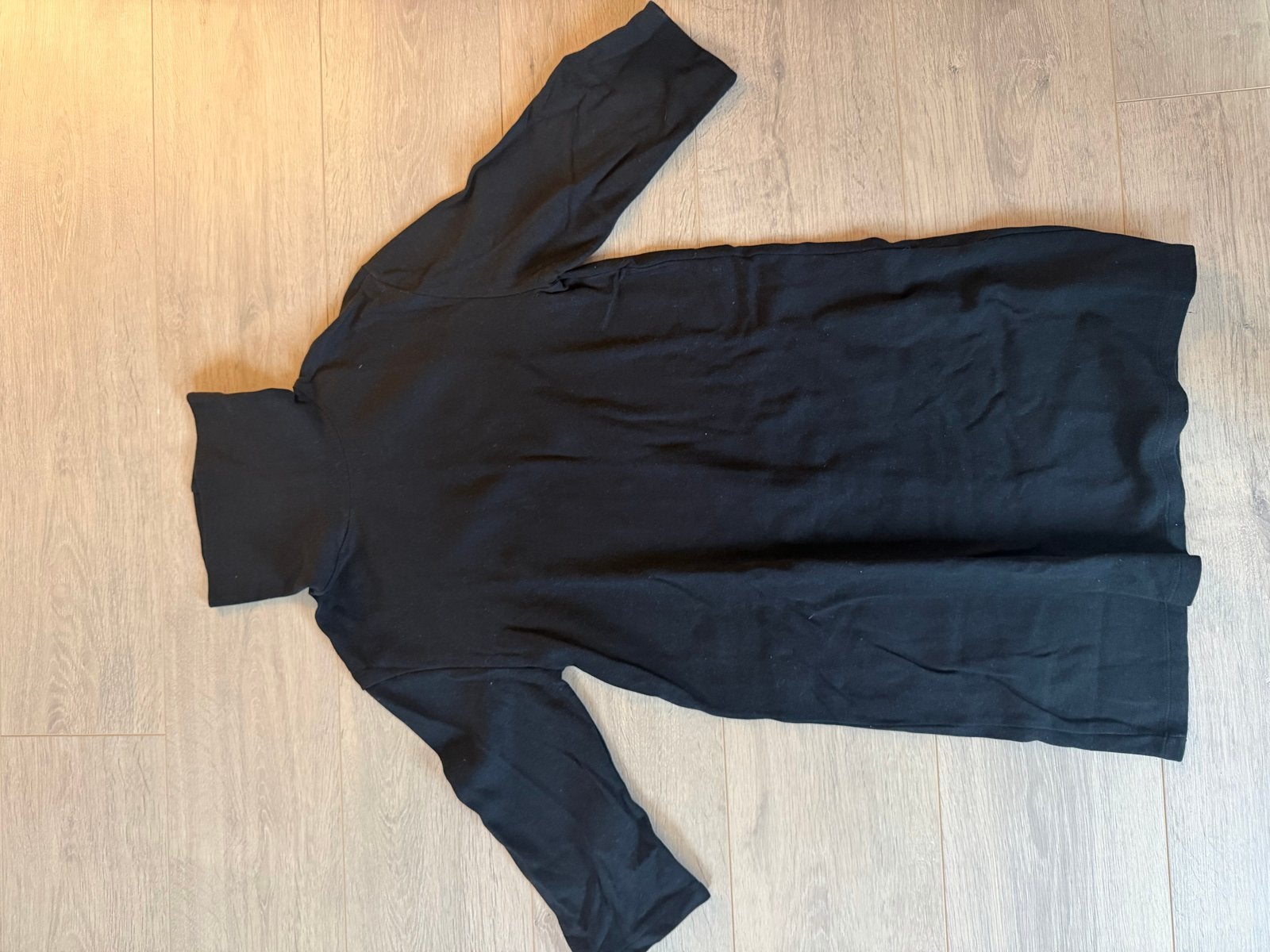 Zwarte coltrui jurk van Zara Trafaluc, maat S, Zwart, Ophalen of Verzenden, Zo goed als nieuw, Maat 36 (S)