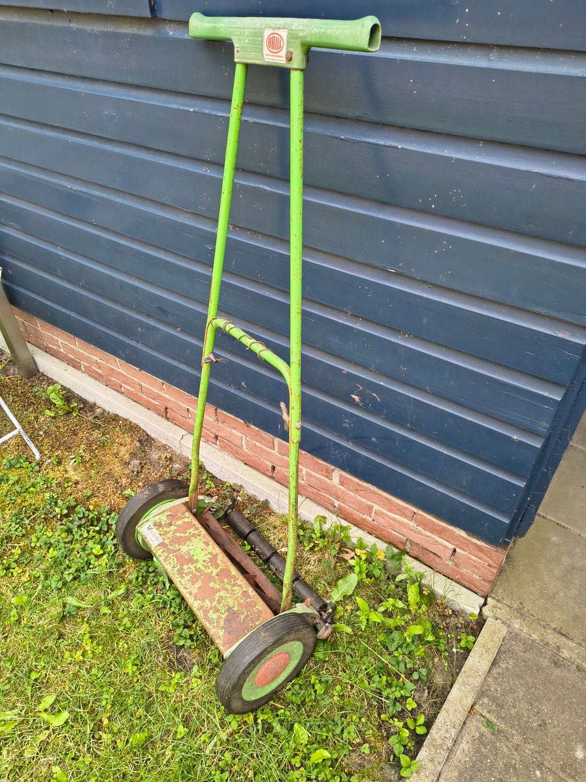 Hand grasmaaier GRATIS op te halen, Tuin en Terras, Grasmaaiers, Ophalen, Cirkelmaaier, Gebruikt, Handgrasmaaier