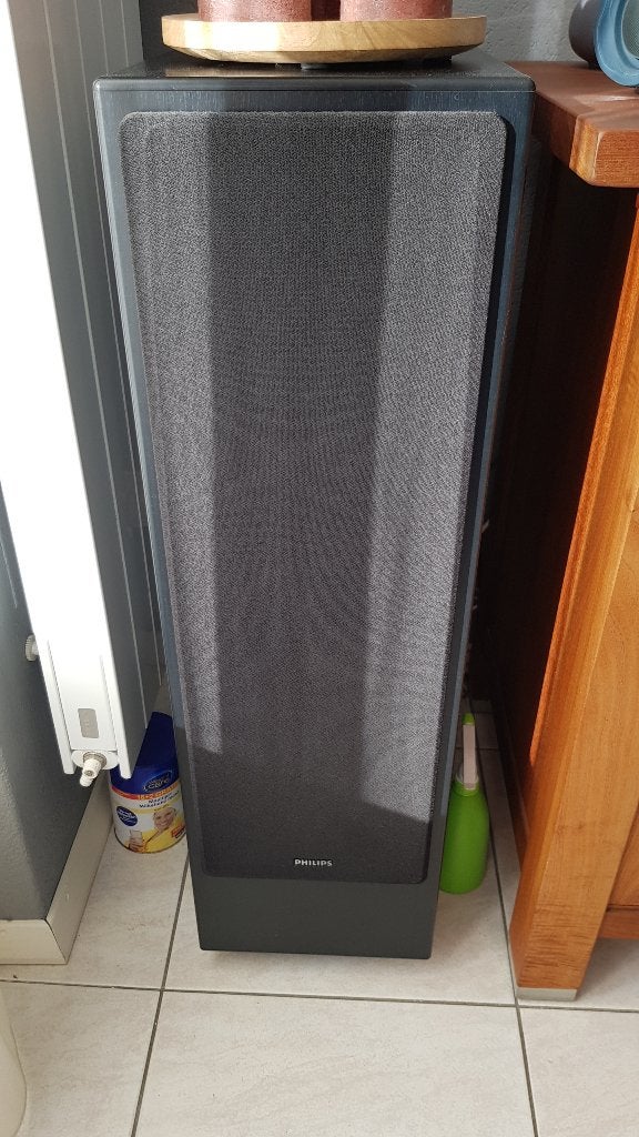 philips speakers, Ophalen, Gebruikt, 60 tot 120 watt, Vloerstaande luidspreker
