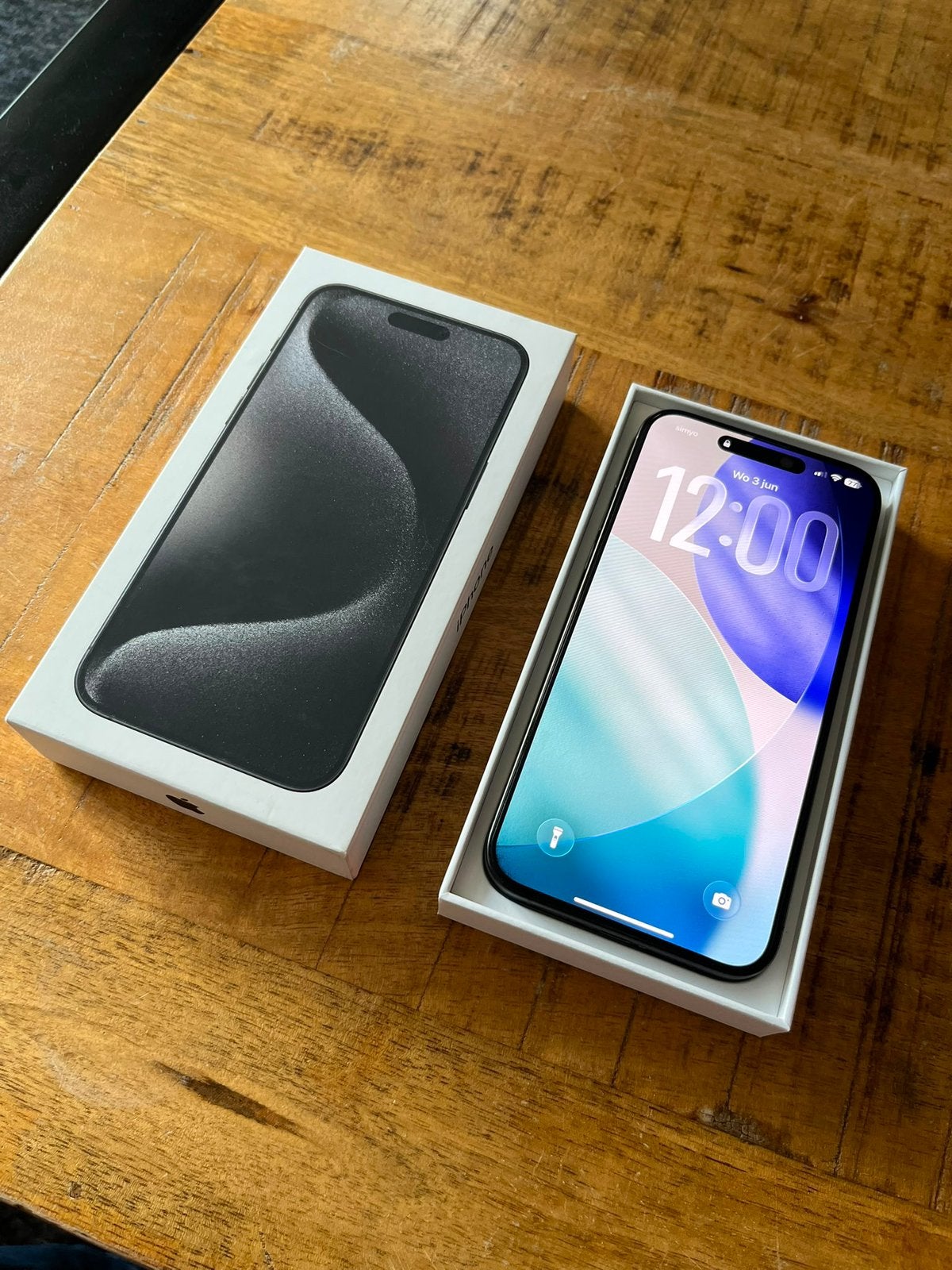 Apple iPhone 15 Pro Max, 256 GB, Zwart, IPhone 15 Pro Max, Ophalen of Verzenden