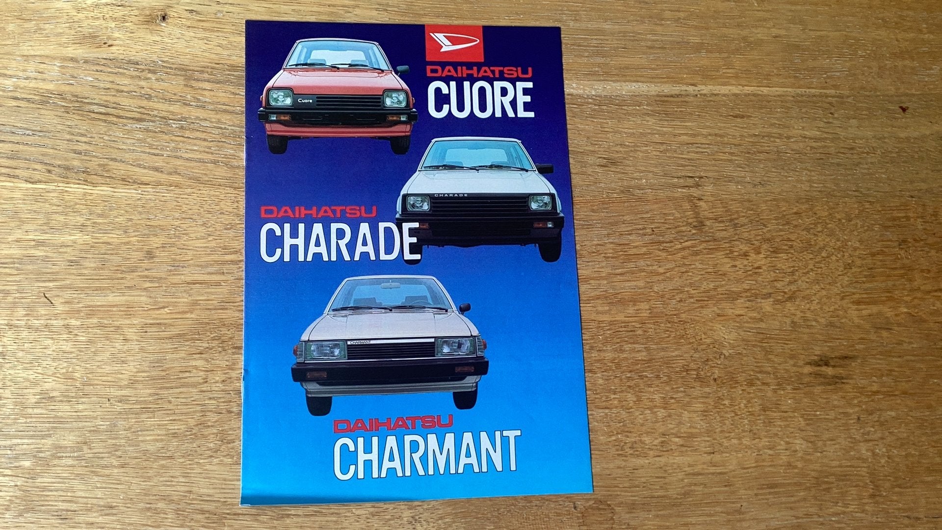Daihatsu Cuore Charade Charmant brochure Duits, Ophalen of Verzenden, Zo goed als nieuw, Overige merken