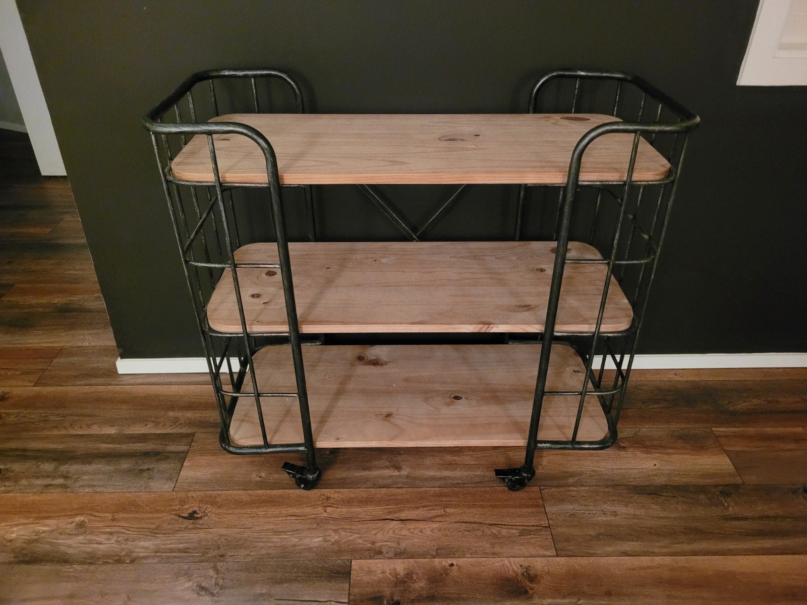 Industriële trolley/serveerwagen met 3 planken, Ophalen