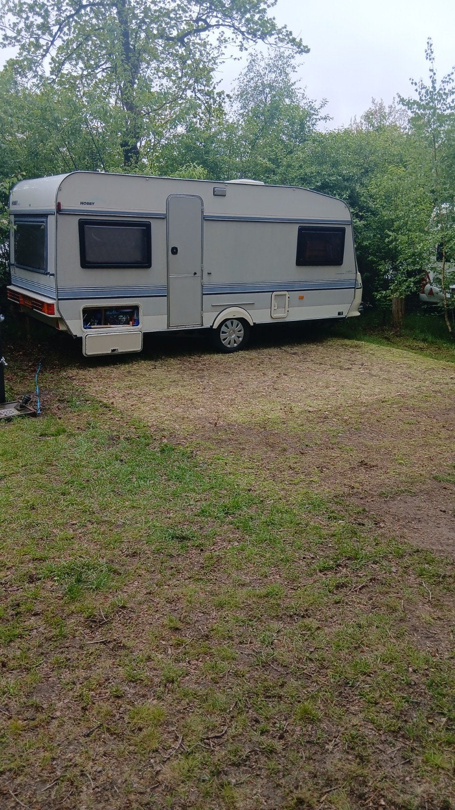Hobby caravan 4 personen te huur, Caravans en Kamperen, Koelkast, Rondzit, Hobby, Particulier