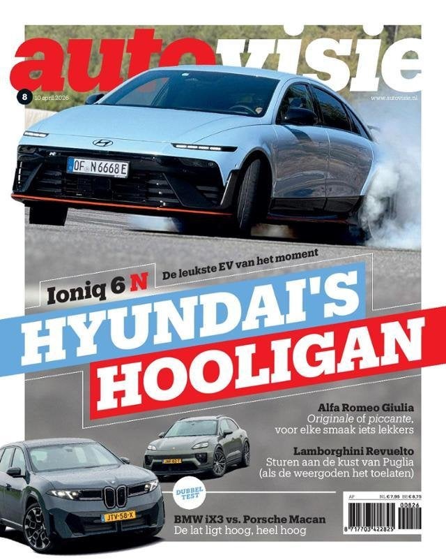 Autovisie 8 2026 : Hyundai Iconiq 6 N - BMW iX3 / i3 - Alfa, Ophalen of Verzenden, Gelezen, Algemeen