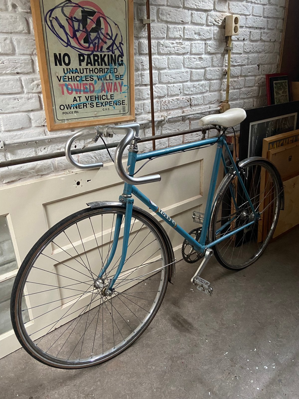 Retro fixie bike, Fietsen en Brommers, Fietsen | Heren | Herenfietsen, 57 tot 61 cm, Ophalen of Verzenden, Gebruikt, Overige merken