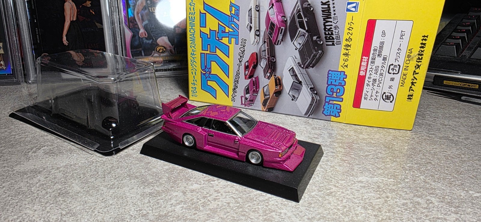 1:64 Nissan silvia 110 Liberty Walk Aoshima, Ophalen of Verzenden, Nieuw, Auto