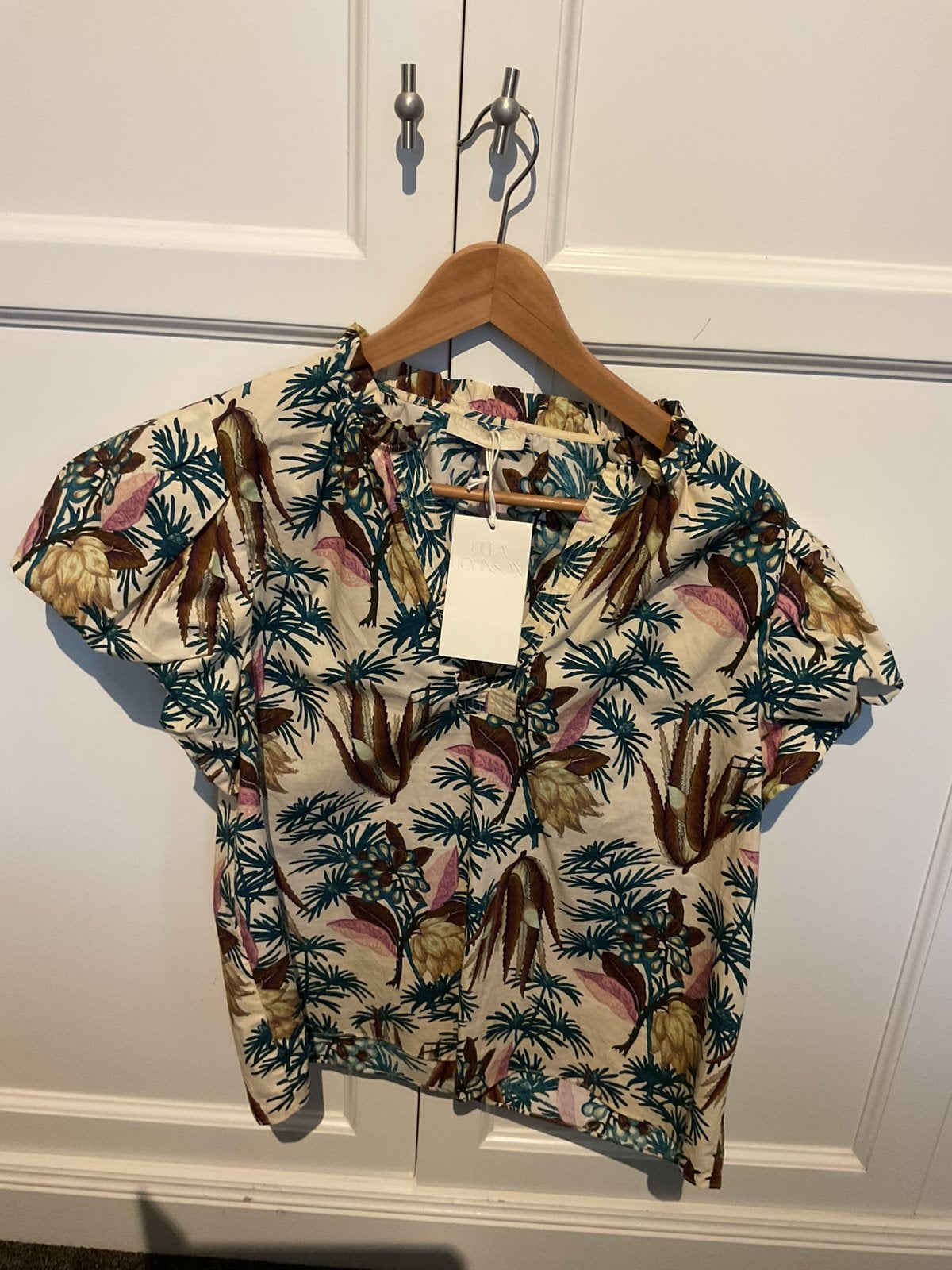 Ulla Johnson blouse maat 10 (40/42) nieuw, Kleding | Dames, Ophalen of Verzenden, Nieuw, Maat 38/40 (M), Meerkleurig