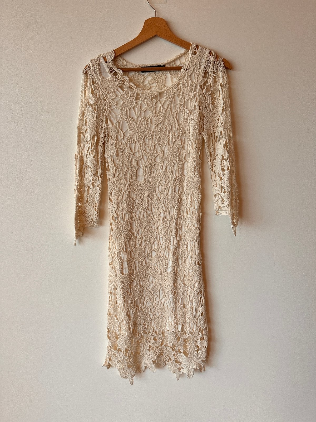 Zomerjurk Costes kant, Wit, Ophalen of Verzenden, Zo goed als nieuw, Maat 34 (XS) of kleiner