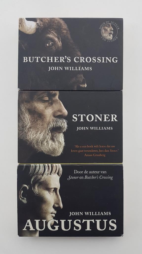 3x Dwarsligger John Williams oa. Stoner, Augustus, Crossing, Ophalen of Verzenden, John Williams