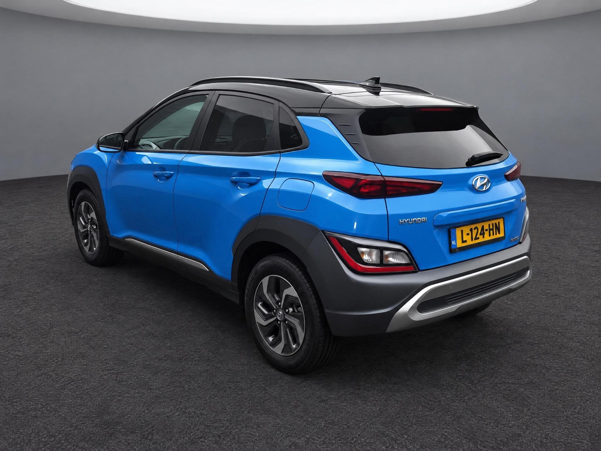 Hyundai Kona 1.6 GDI HEV Fashion | 1e eigenaar | Volledig de, Auto's, Stof, Gebruikt, Euro 6, Blauw