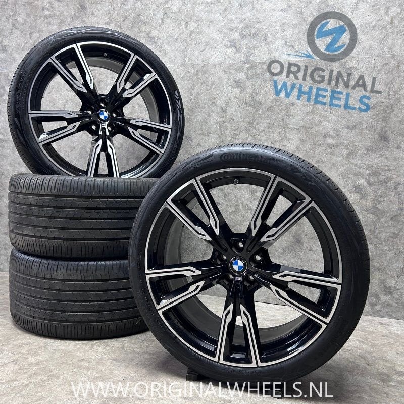 22 inch originele velgen + zomerbanden BMW X5 X6 747 M