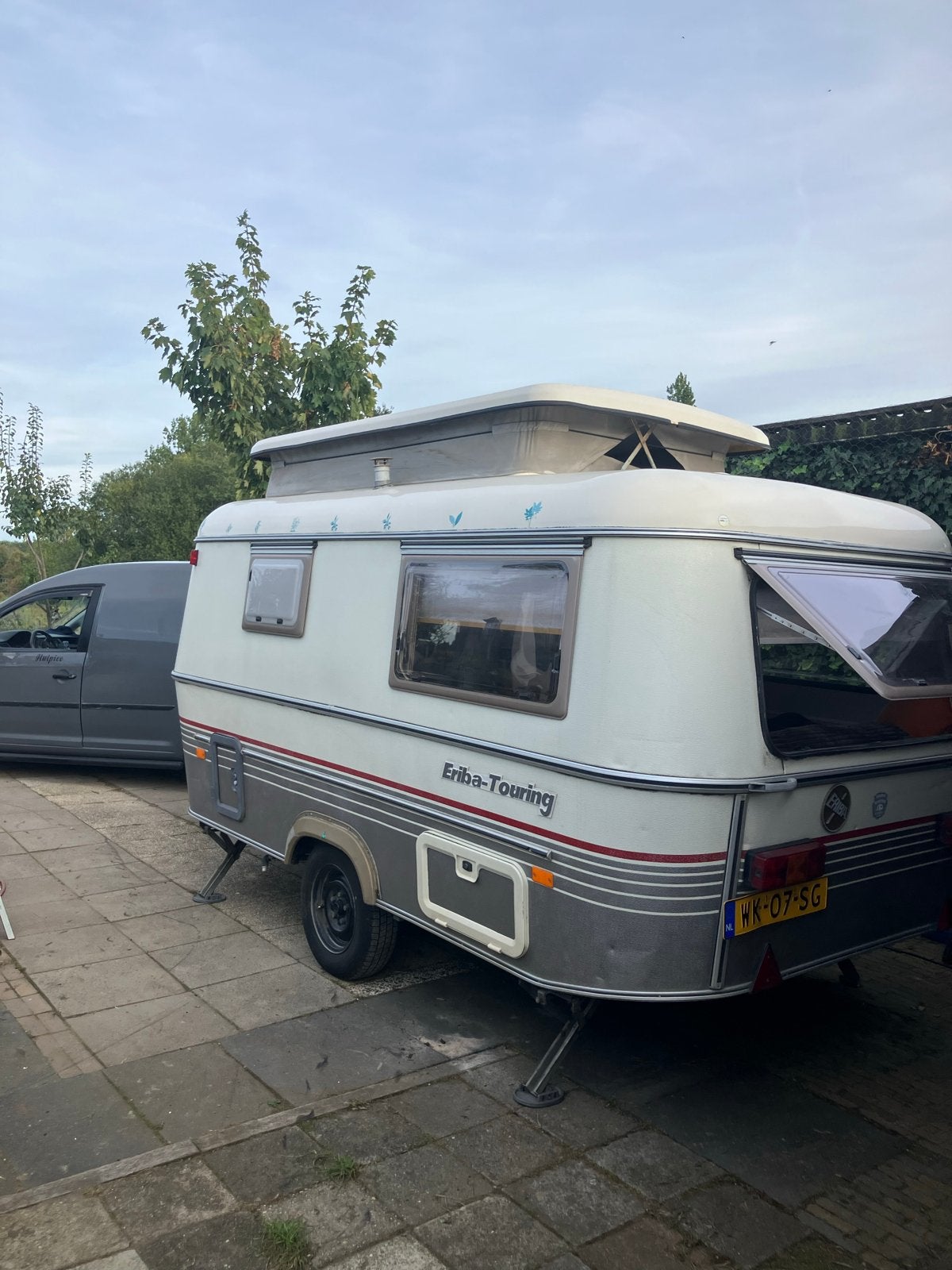 Eriba Touring Triton 1994 met Eco Toilet, Rondzit, Hefdak, 750 - 1000 kg, Particulier