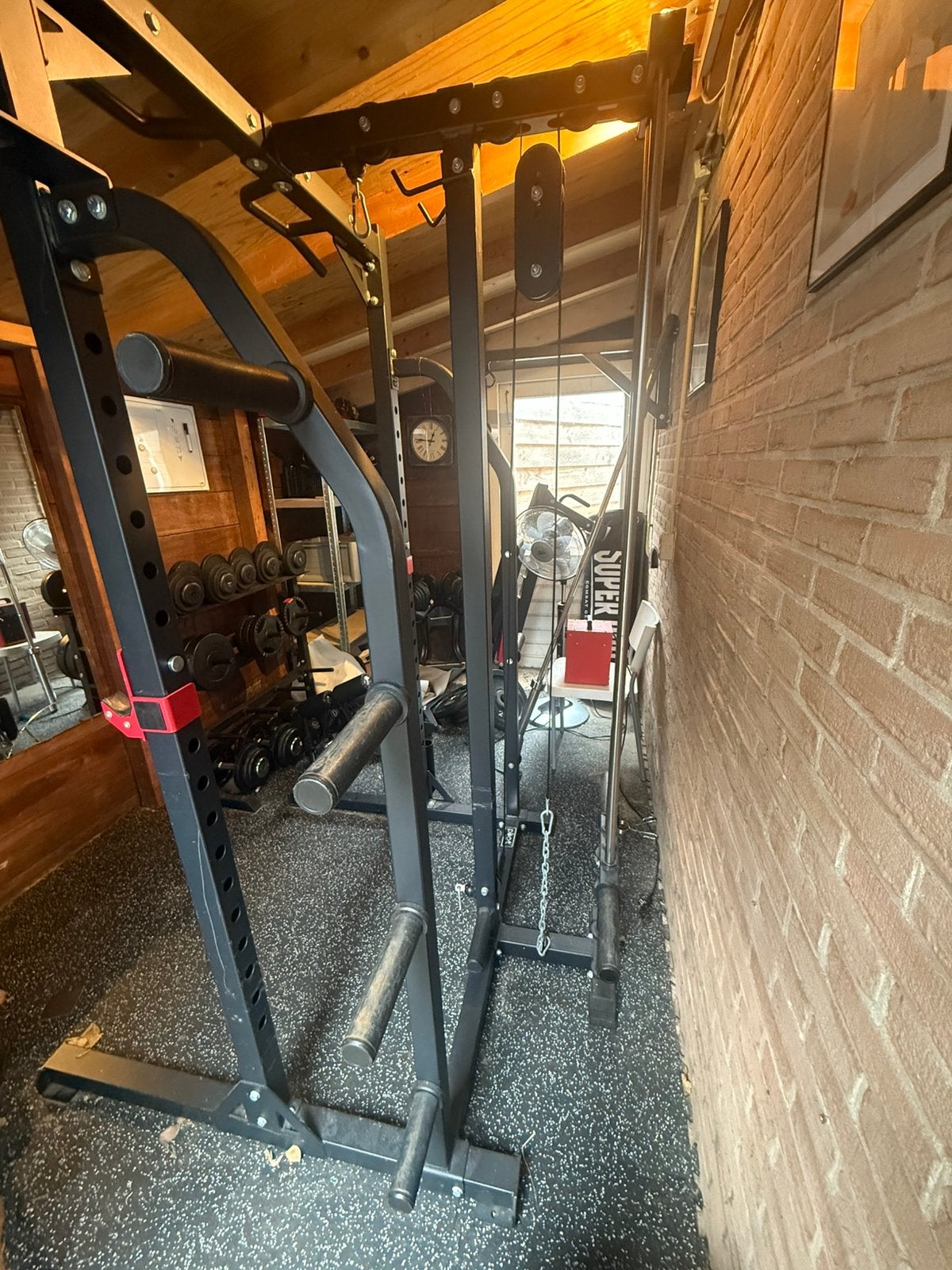Pivot Fitness HR3250 Heavy Duty Half Rack te koop, Ophalen, Zo goed als nieuw, Krachtstation