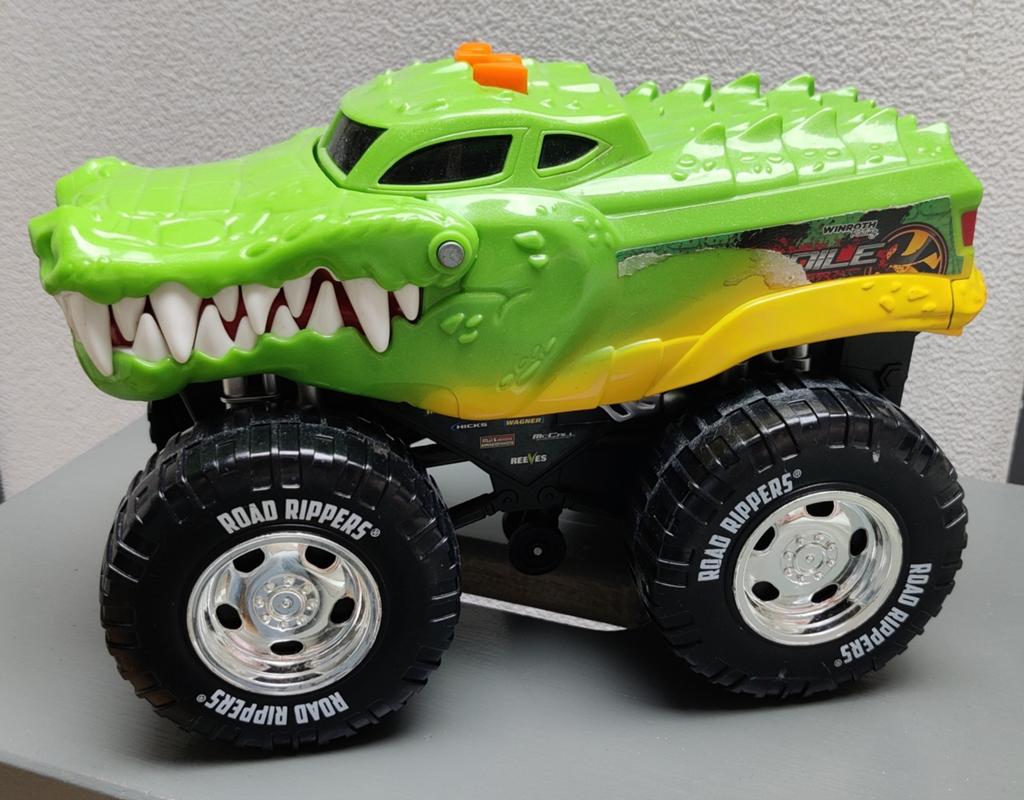Road Rippers Krokodil Monster Truck - Maakt geluid en rijdt, Kinderen en Baby's, Speelgoed | Speelgoedvoertuigen, Ophalen, Gebruikt