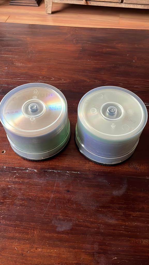 2 spindels lege DVD’s, Ophalen, Zo goed als nieuw