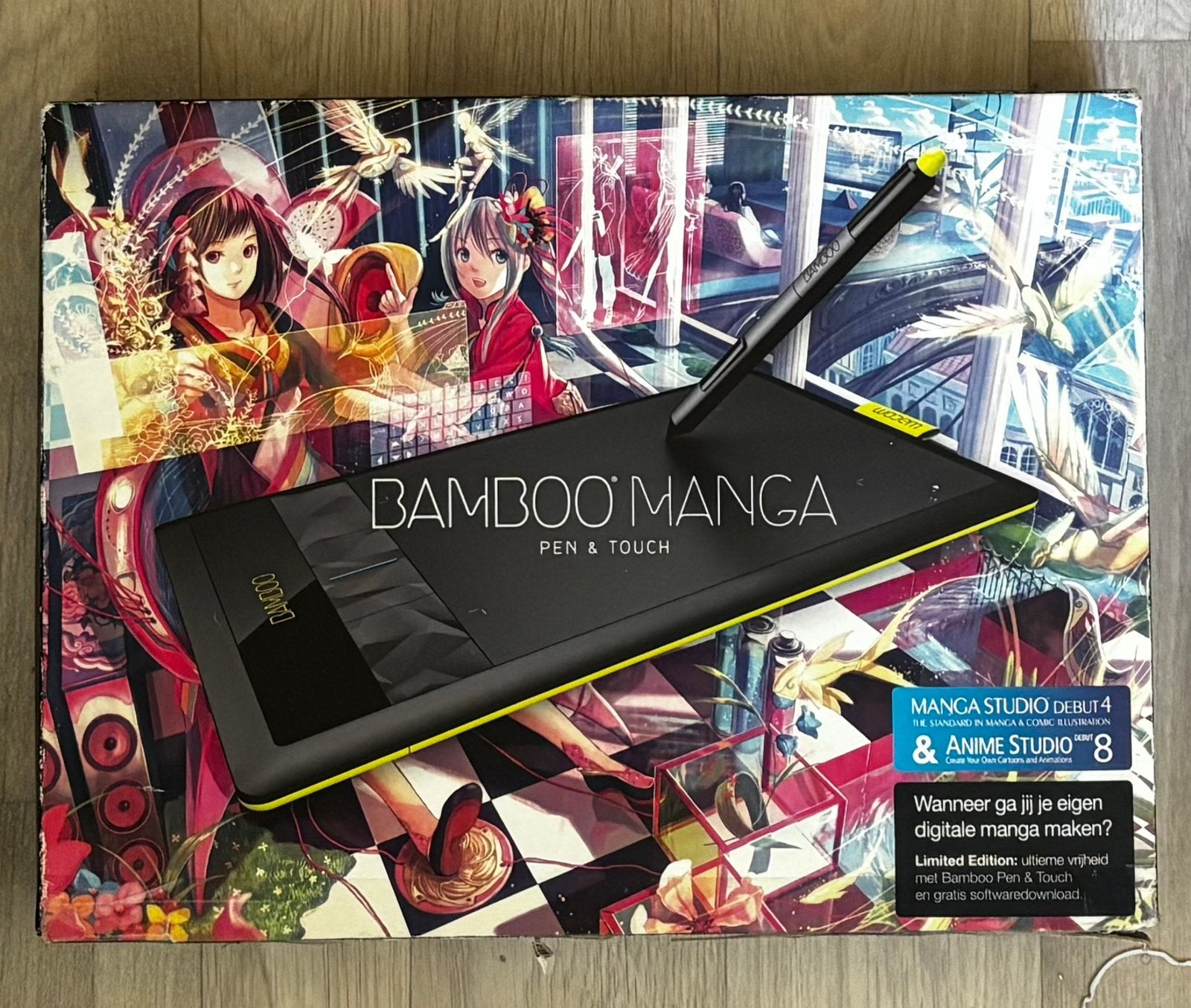 Wacom Bamboo Manga Pen & Touch Tekentablet, Computers en Software, Tekentablets, Ophalen of Verzenden, Gebruikt, Bedraad