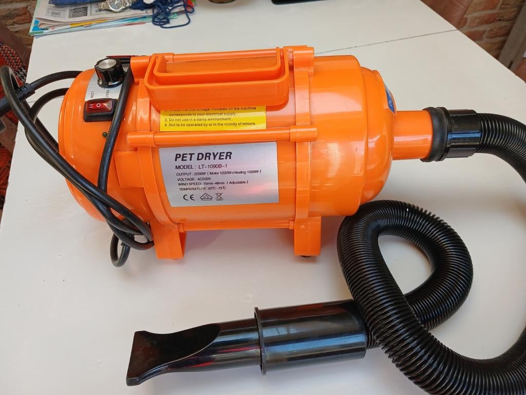 Water blazer Honden Föhn, Dieren en Toebehoren, Honden-accessoires, Zo goed als nieuw, Ophalen of Verzenden