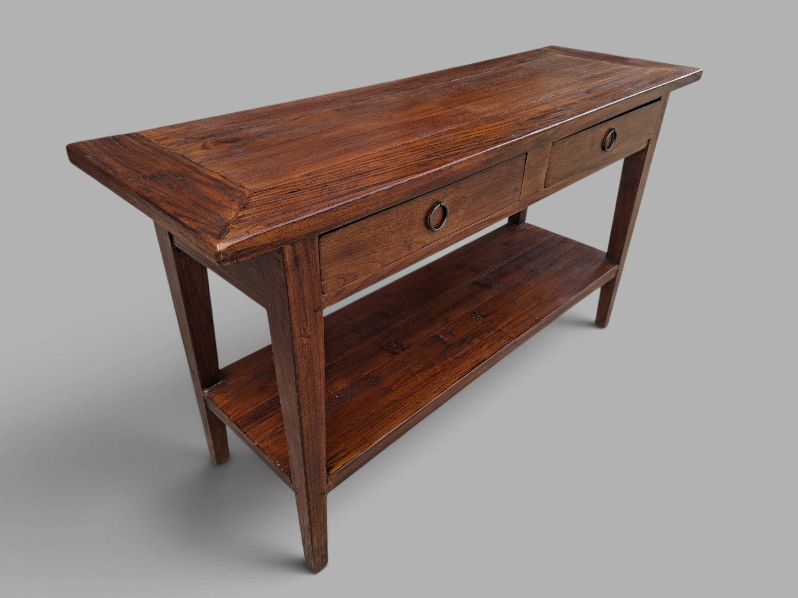 Klassieke sidetable, wandtafel, console, Ophalen of Verzenden, Zo goed als nieuw, 25 tot 50 cm, Rechthoekig
