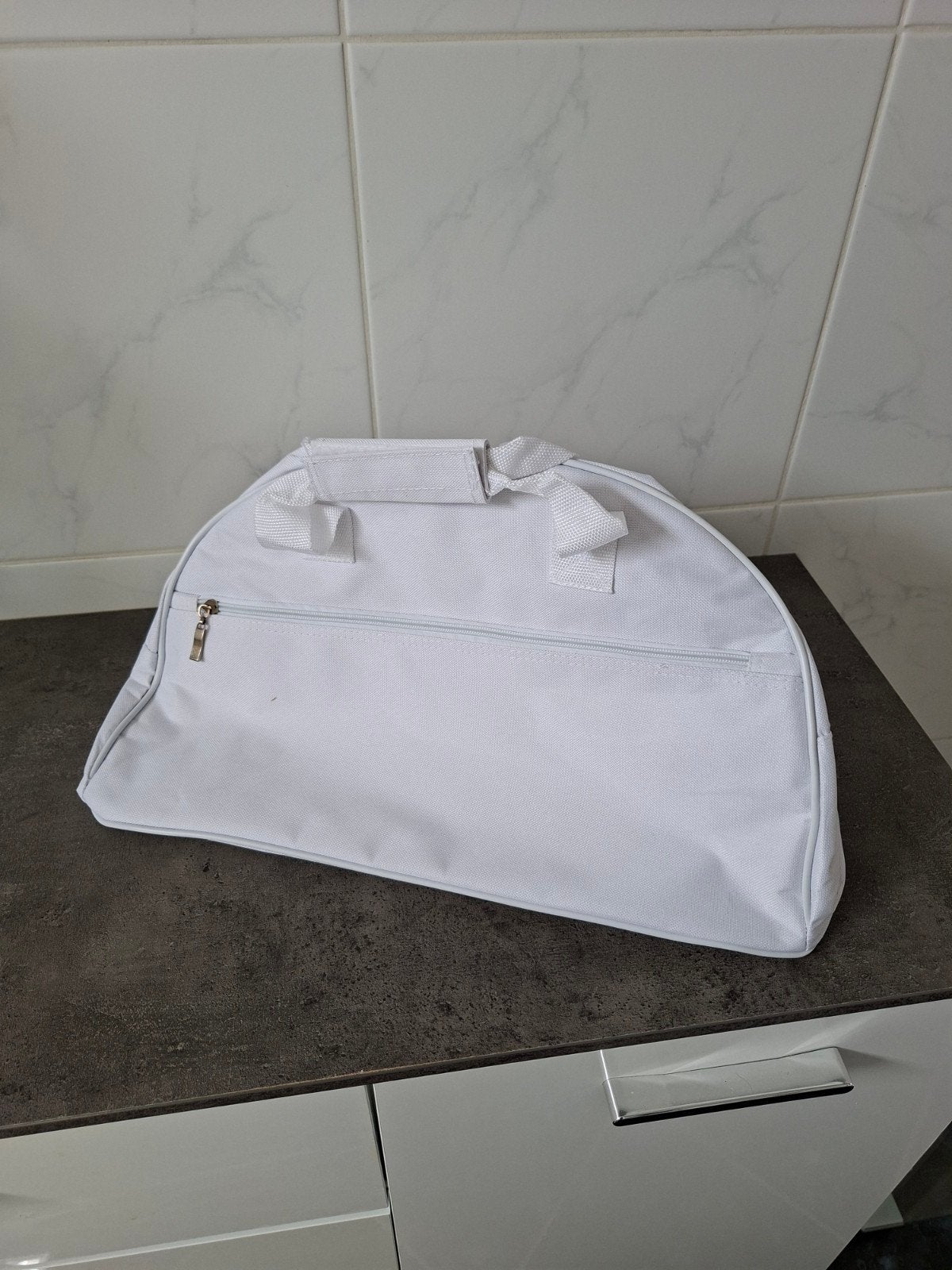 Witte tas, Sieraden, Tassen en Uiterlijk, Ophalen, 40 tot 60 cm, 20 tot 30 cm, Wit