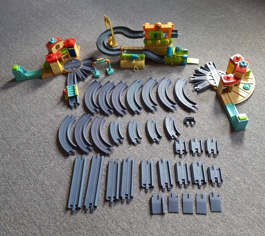 Chuggington treinbaan met diverse onderdelen, Ophalen of Verzenden
