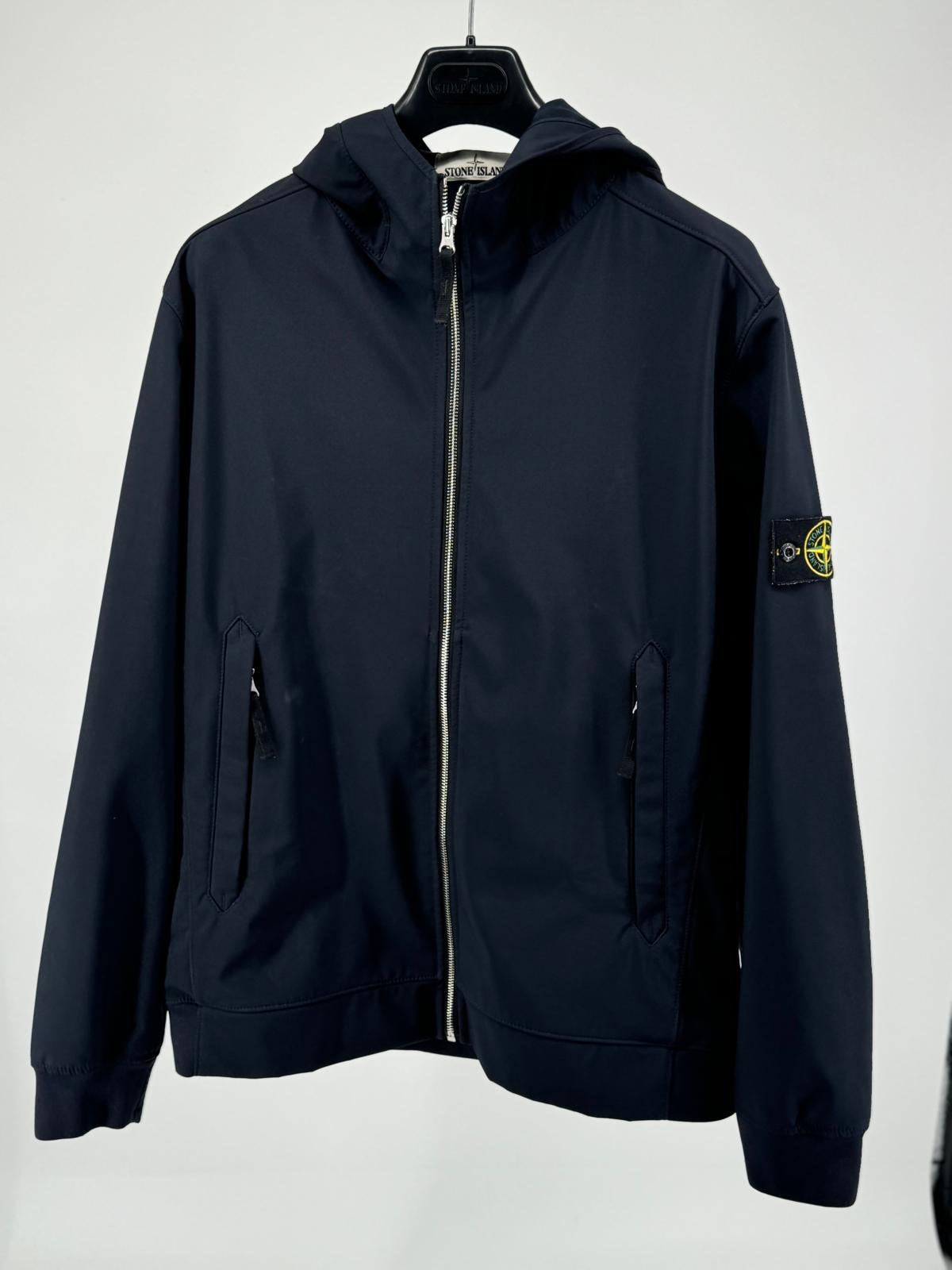 Stone Island Soft Shell - Maat XL, Stone, Blauw, Maat 56/58 (XL), Ophalen of Verzenden