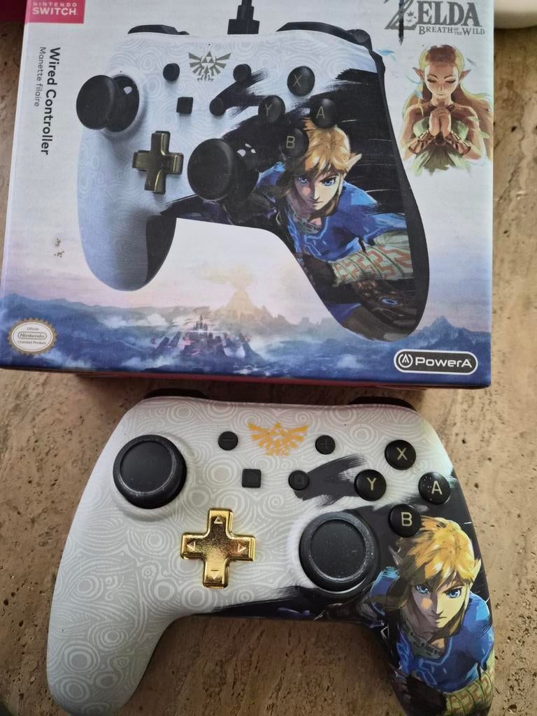 Nintendo Switch  Wired Controller Zelda Breath of the, Spelcomputers en Games, Spelcomputers | Nintendo Consoles | Accessoires