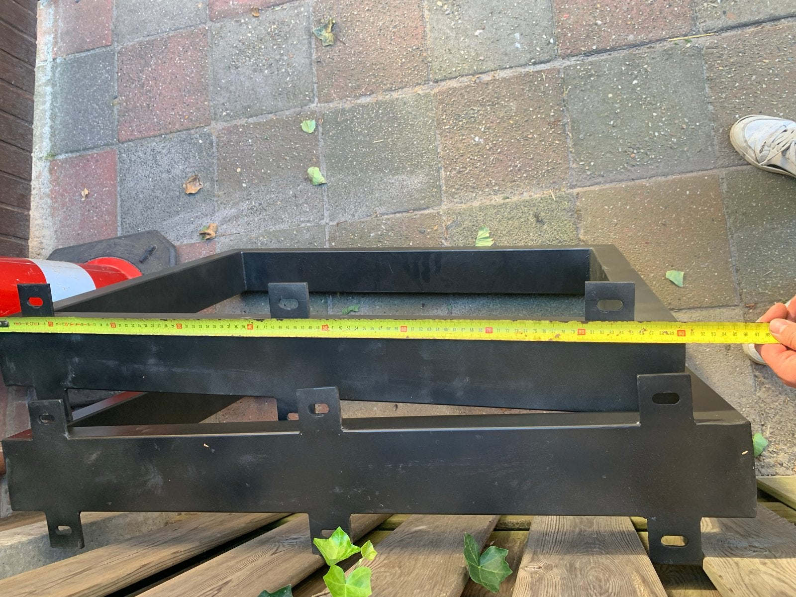 Stalen tafelpoten - Set van 2, Ophalen, Tafelpoot, Gebruikt, 50 tot 100 cm