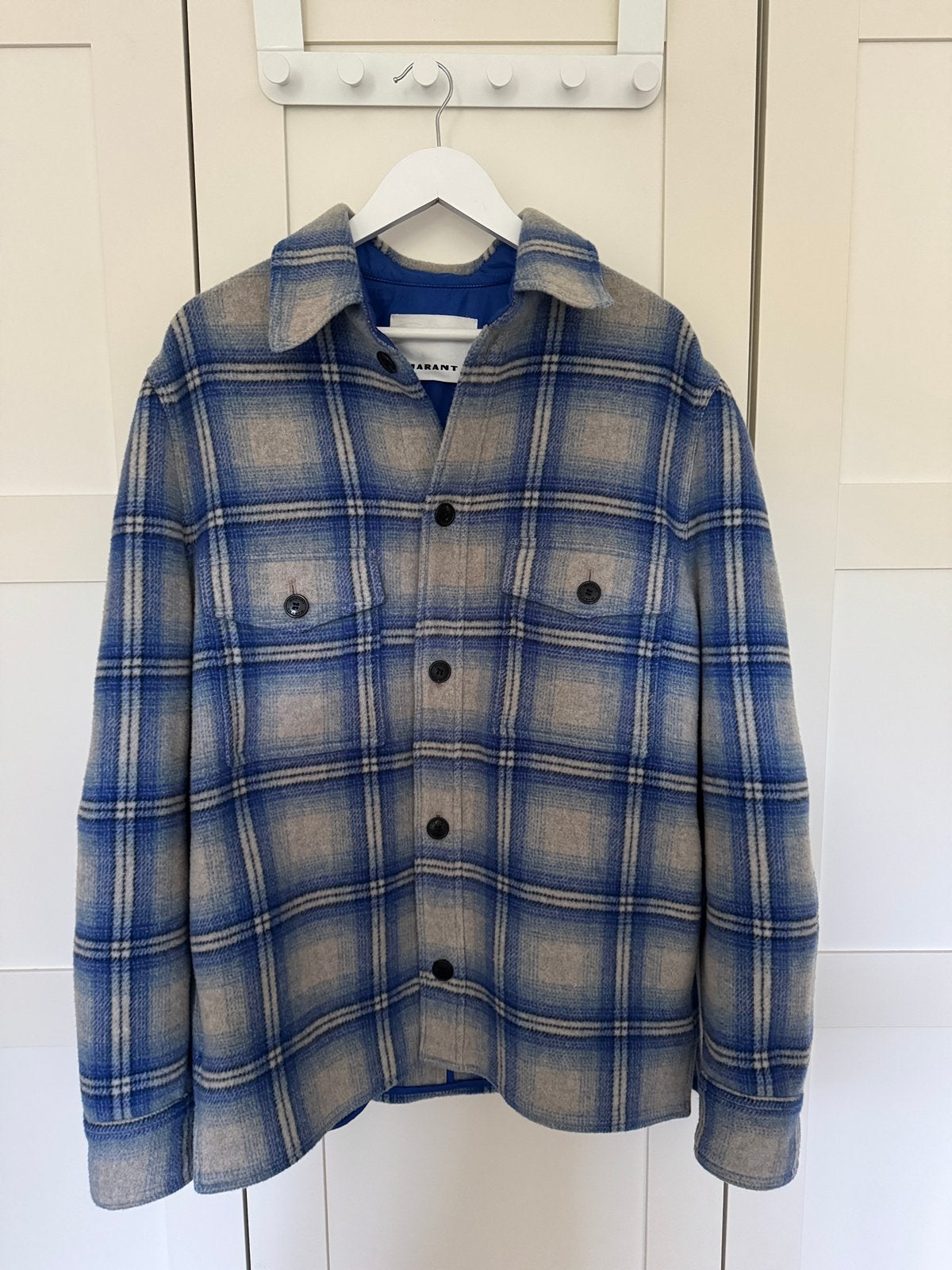 Isabel Marant Gervon jacket M, Ophalen of Verzenden, Zo goed als nieuw, Maat 48/50 (M), Blauw