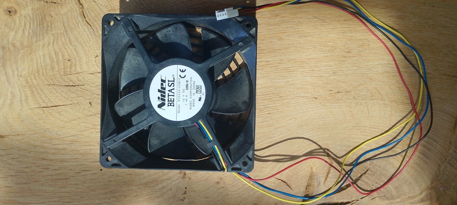 Nidec BETA SL Ventilator 12V DC 1.40A - Computer Fan, Ophalen, Gebruikt, Luchtkoeling