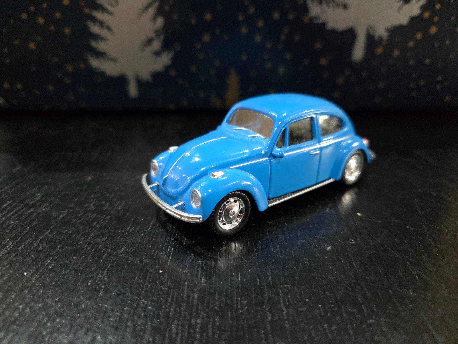 Vw Kever Blauw Welly, Ophalen of Verzenden, Auto