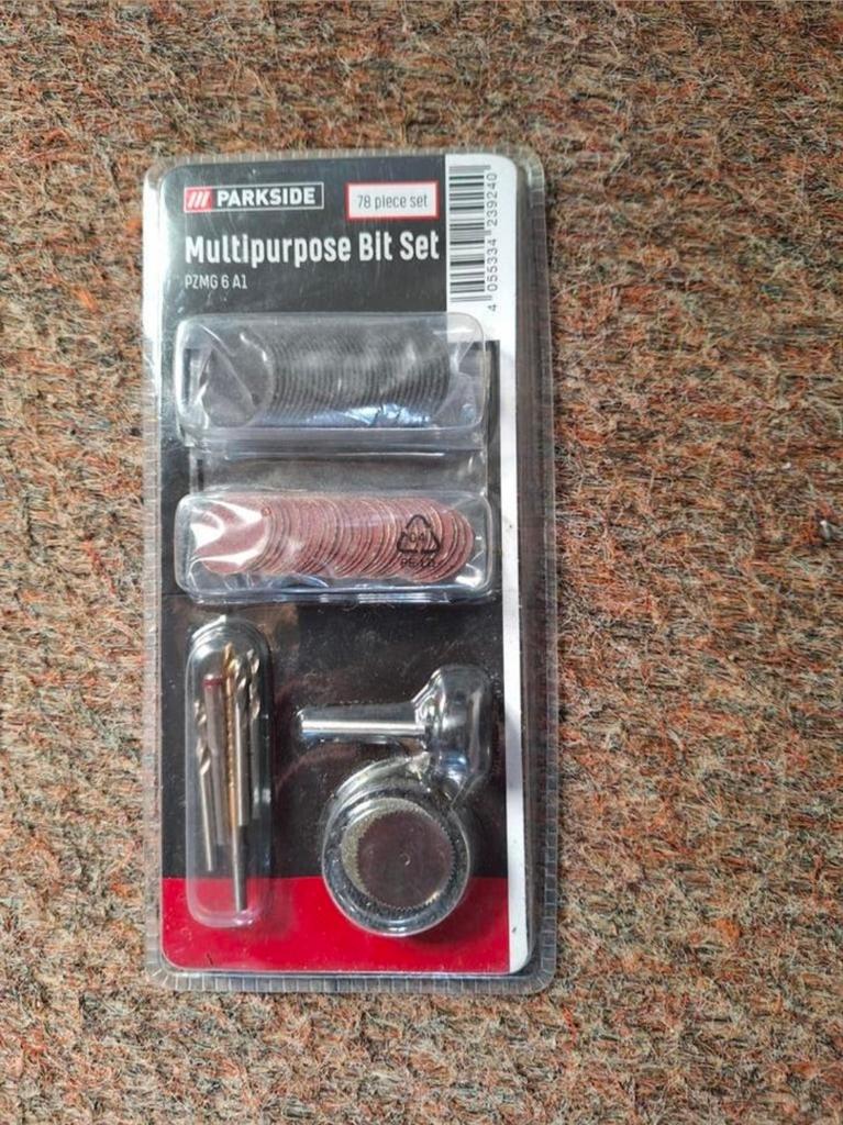 Parkside Multitool Bitset 78-delig (PZMG 6 A1), Ophalen of Verzenden, Nieuw