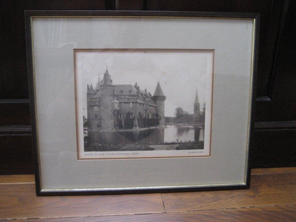 Antieke foto haarzuylens 2x, Ophalen of Verzenden
