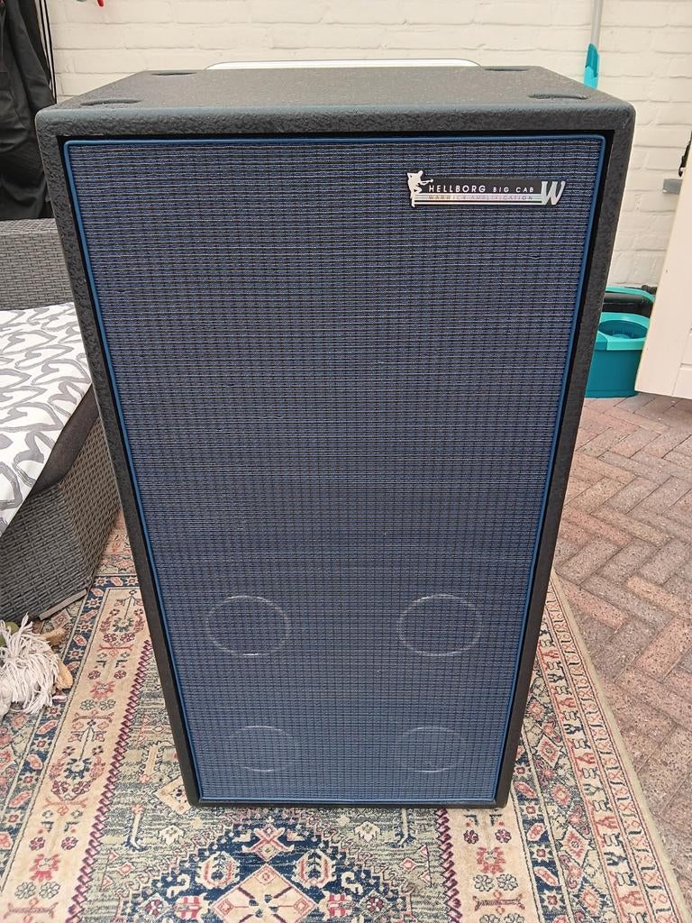 Warwick Hellborg Bigcab 2x15., Muziek en Instrumenten, Versterkers | Bas en Gitaar, Ophalen, Gebruikt, Basgitaar, 100 watt of meer