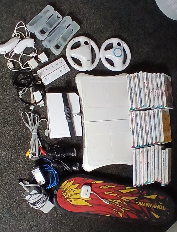 Nintendo Wii Set - compleet, Ophalen, Gebruikt, Met 2 controllers, Met games
