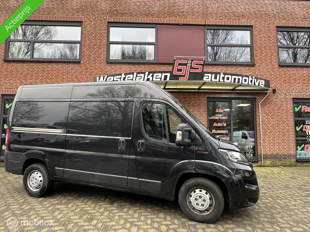 Fiat Ducato bestel 33 2.3 MultiJet L2H2, Auto's, Bestelauto's, Gebruikt, Euro 6, 2500 kg, Zwart