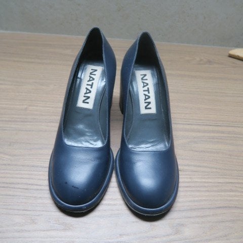 Pumps donkerblauw Natan mt 39,5, Pumps, Blauw, Ophalen of Verzenden, Zo goed als nieuw