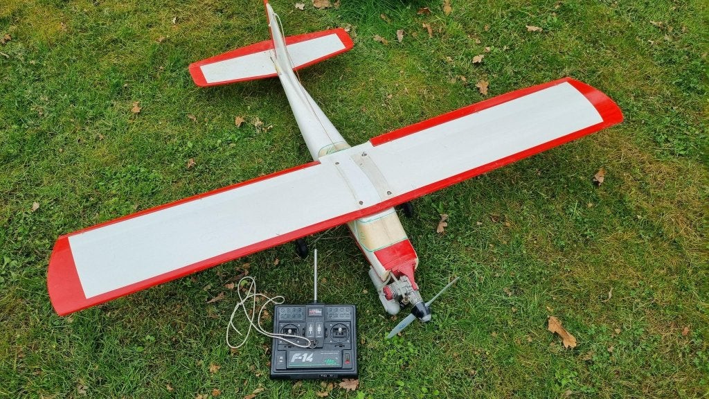 RC vliegtuig brandstof motor, jaren '90, Ophalen, Gebruikt, Nitro