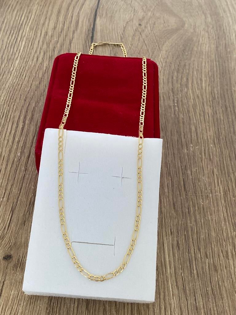 14 karaat gouden ketting gemerkt 585, Sieraden, Tassen en Uiterlijk, Kettingen, Nieuw, Goud, Goud, Ophalen of Verzenden