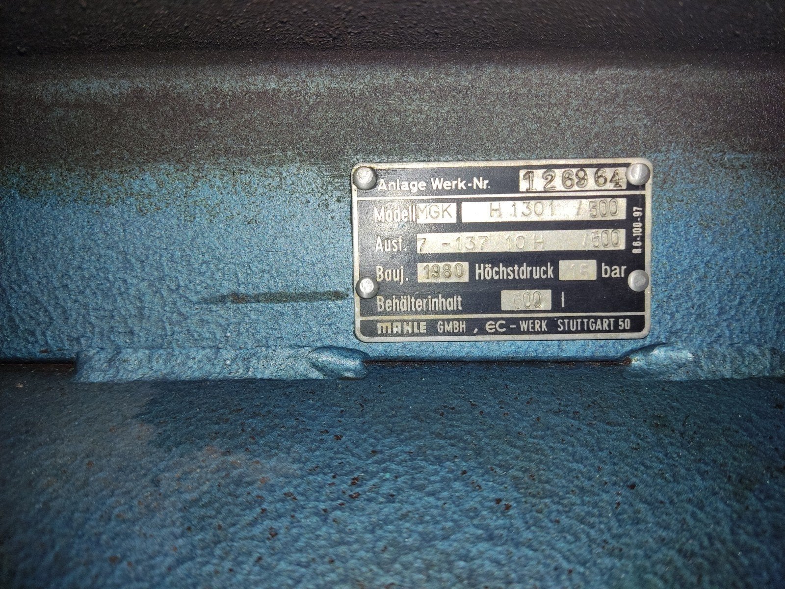 compressor 15 bar, 100 liter of meer, Ophalen