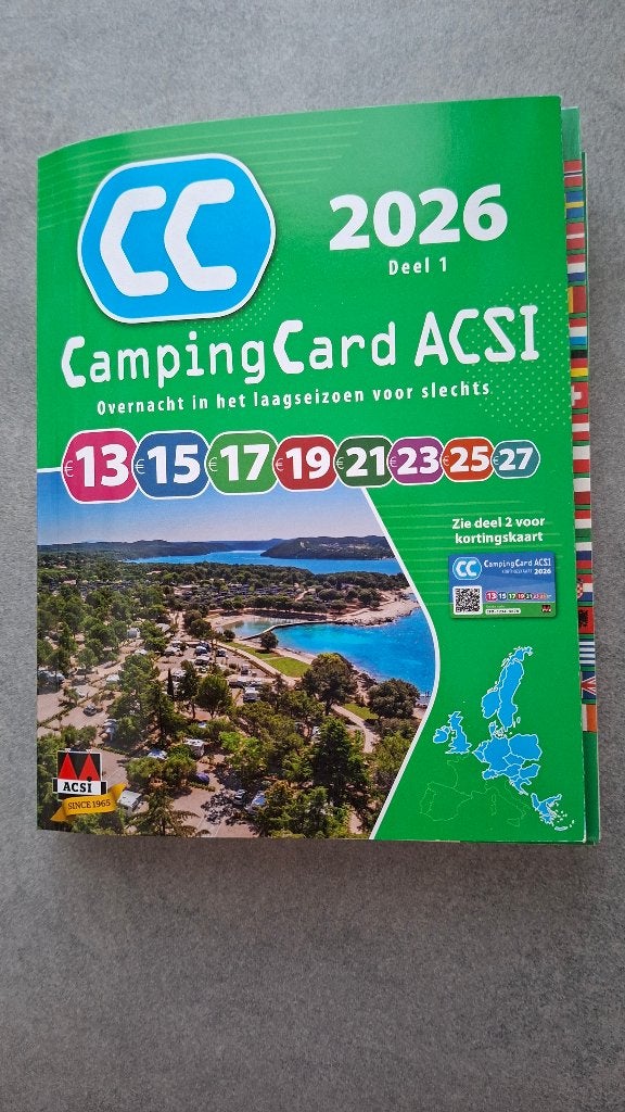 Campinggids ACSI NIEUW 2026, Ophalen of Verzenden, Nieuw