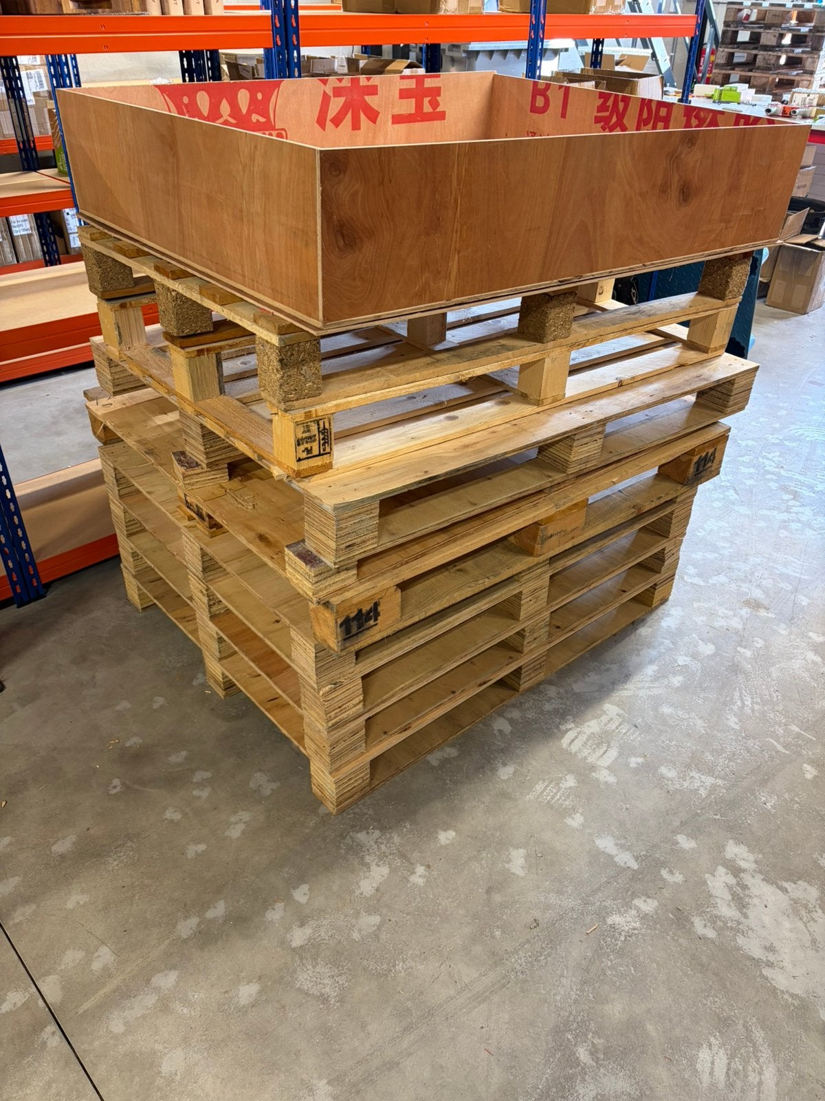 Houten pallets gratis af te halen hout, Ophalen, Zo goed als nieuw, Pallet
