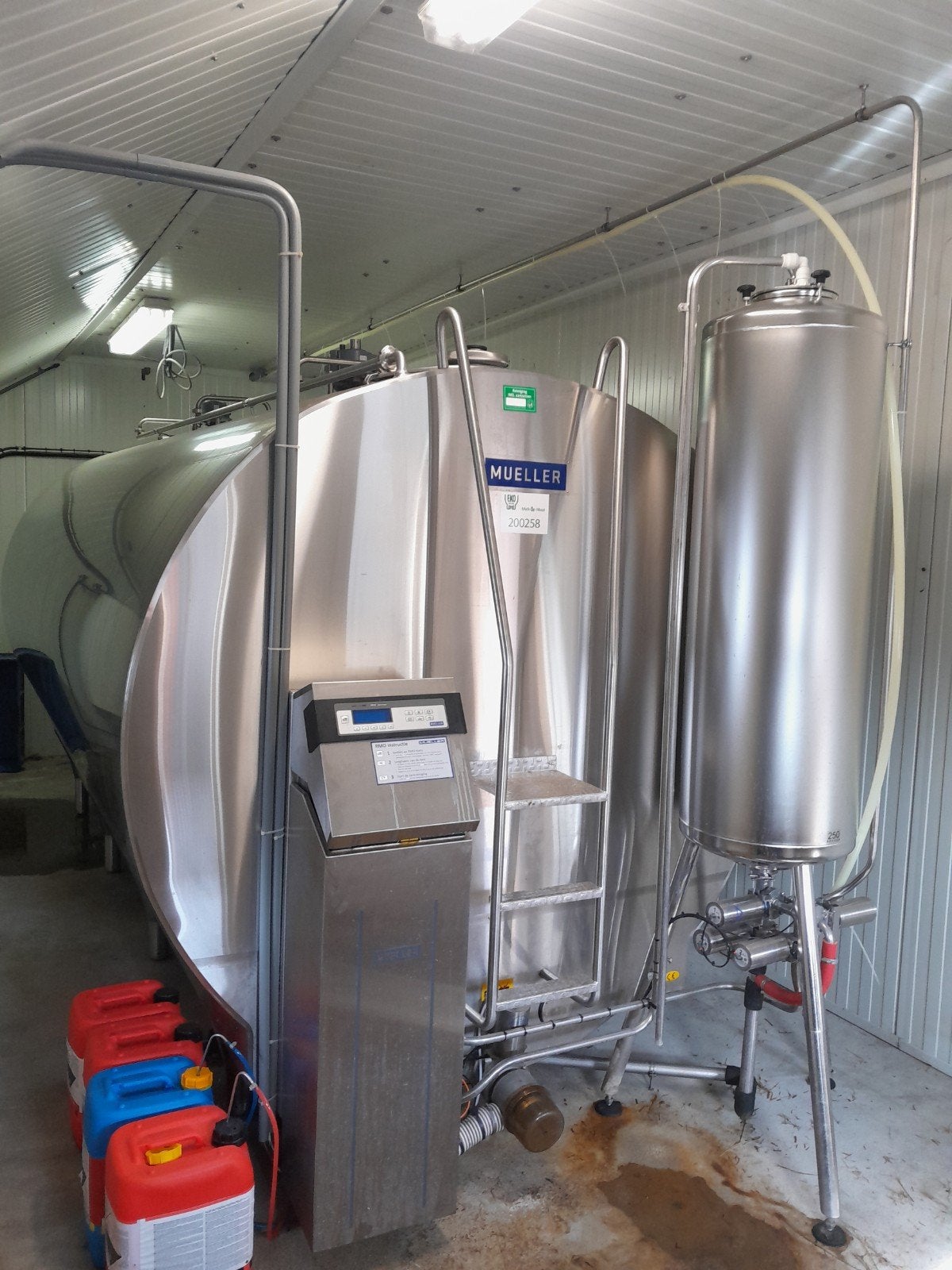 Complete Lely Melkrobot & Mueller Melktank Inventaris, Ophalen of Verzenden