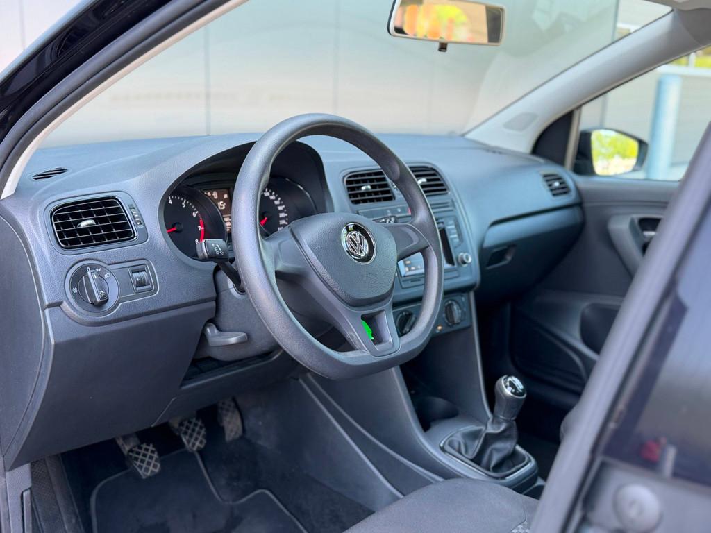Volkswagen Polo 1.0 Comfortline | AIRCO | CARPLAY | 5 DEURS, Auto's, Gebruikt, Zwart, Origineel Nederlands, Bedrijf