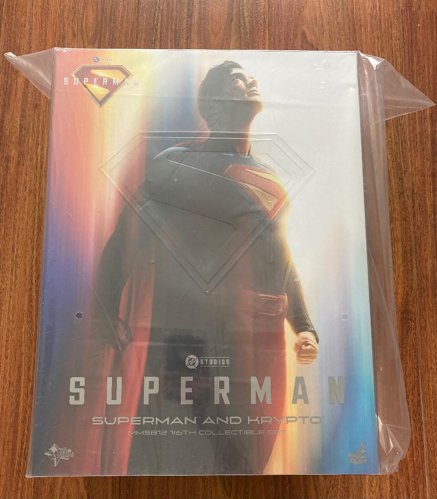 Hot Toys DC Superman & Krypto MMS812 30 cm Nieuw, Ophalen of Verzenden, Nieuw, Film, Actiefiguur of Pop