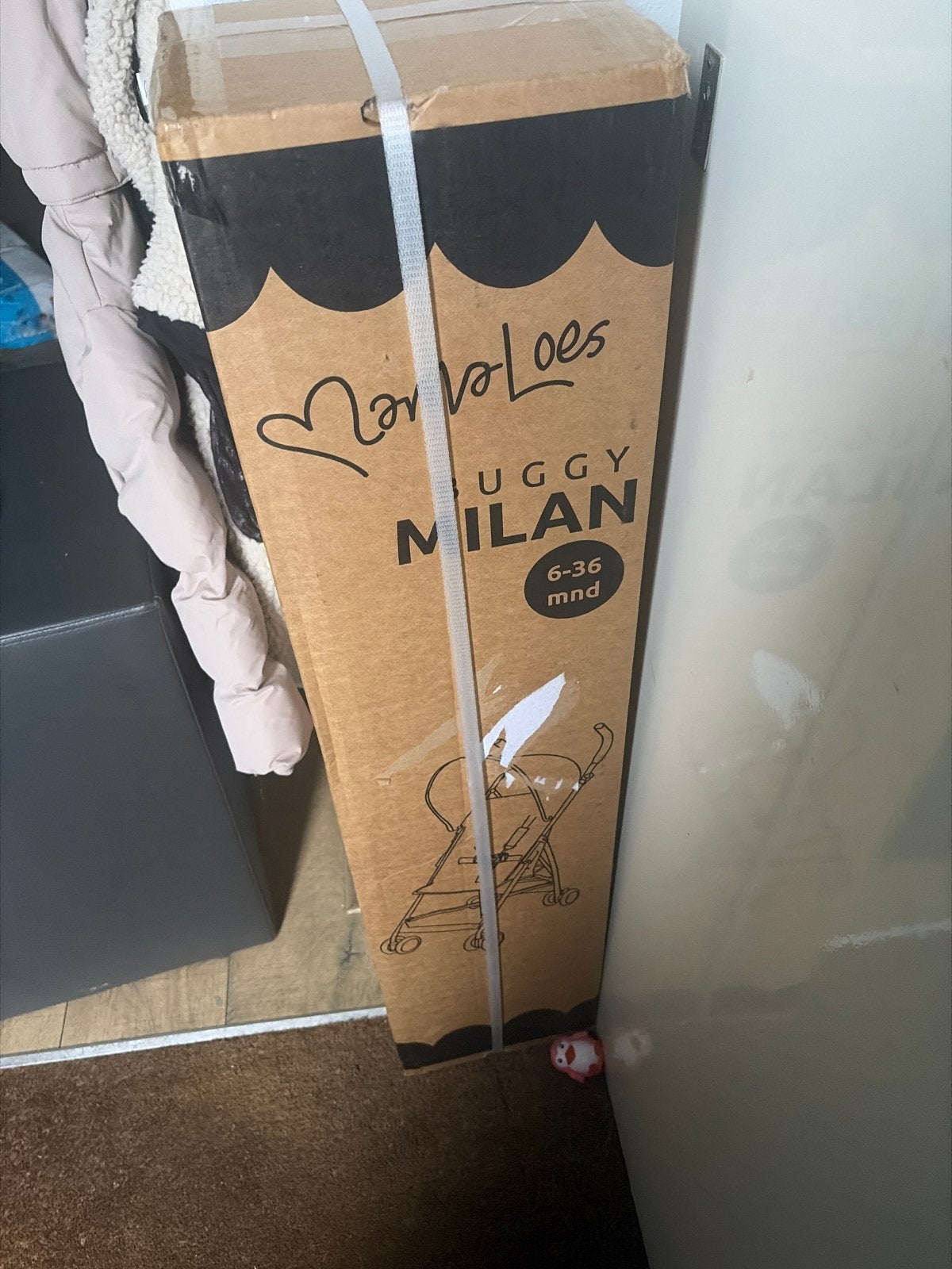 Nieuwe MamaLoes Milan Buggy - Taupe (6-36 maanden), Ophalen, Nieuw, Kinderwagen, Overige merken
