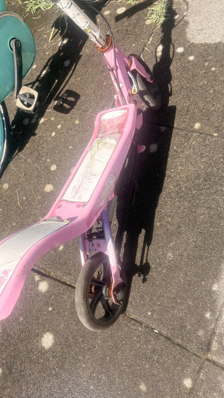 Space Scooter roze - opknapper, Fietsen en Brommers, Ophalen of Verzenden, Gebruikt, Gewone step