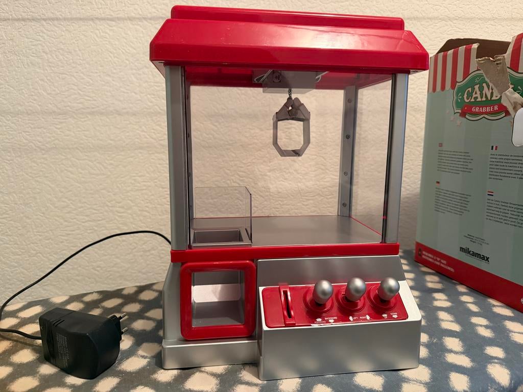 Mini Candy Grabber / Grijpmachine opstroom geen batterijen, Ophalen of Verzenden, Zo goed als nieuw, Jongen of Meisje