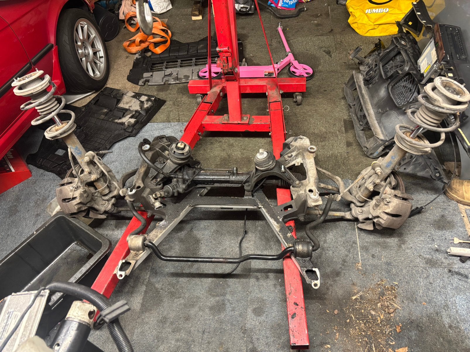 Bmw e39 m57 3 liter handbak achteras en vooras te koop, Ophalen of Verzenden, BMW