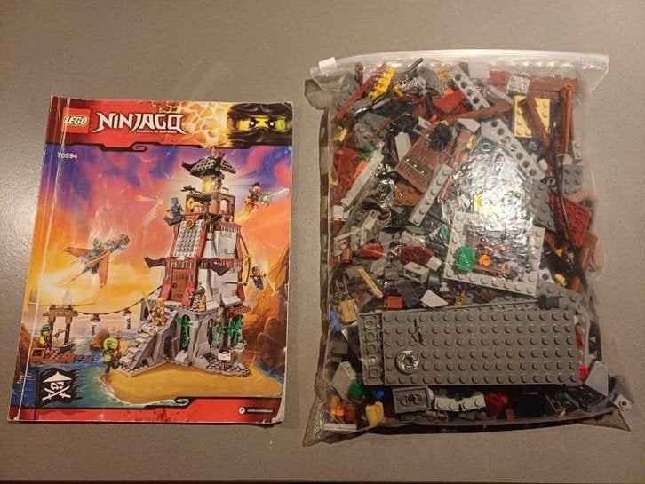 Lego ninjago vuurtoren 70594, Ophalen of Verzenden