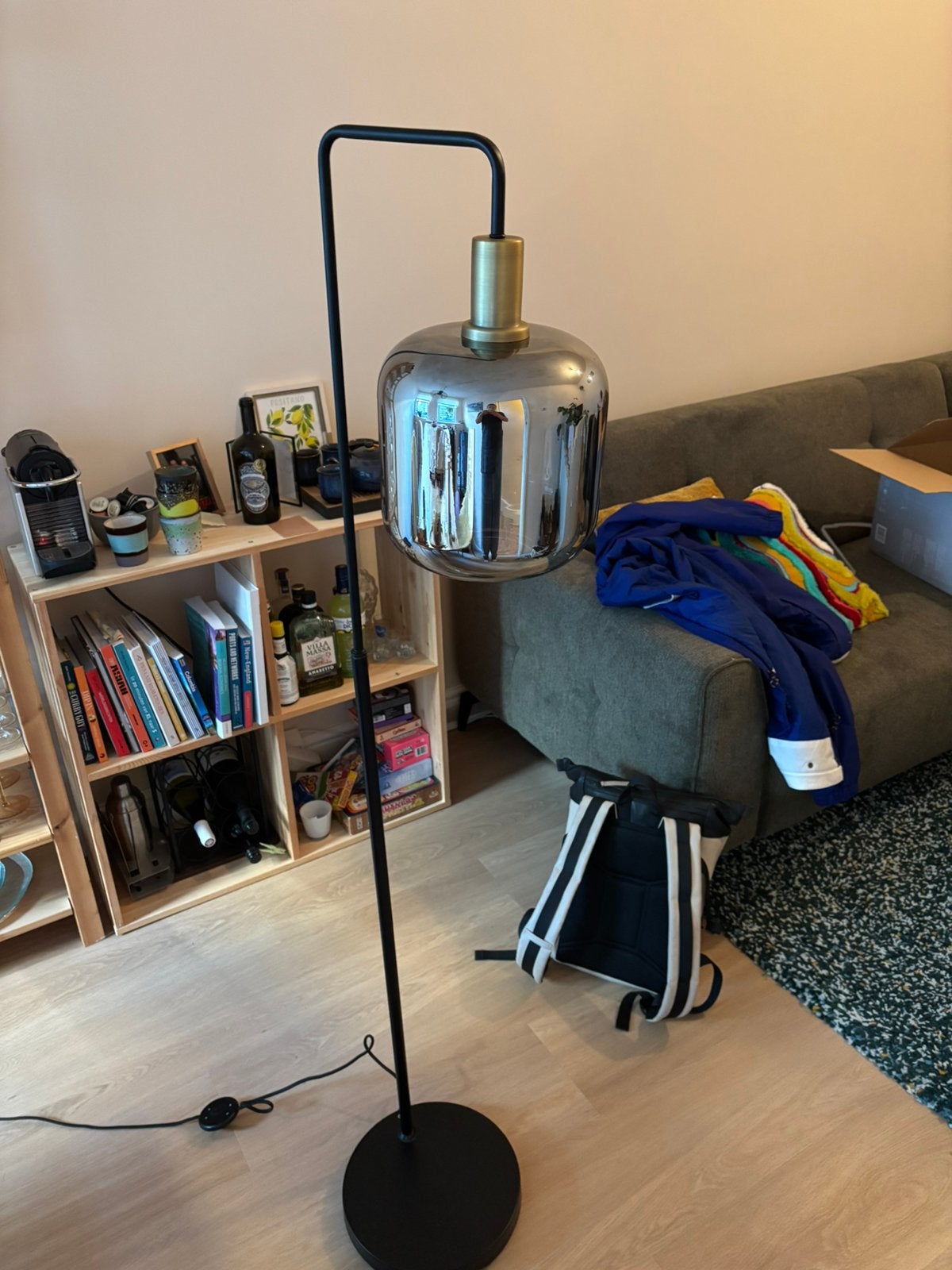 Stalamp rookglas, Ophalen, Zo goed als nieuw